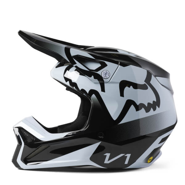 Fox V1 Leed Helmet Dot/Ece BK/WH XL