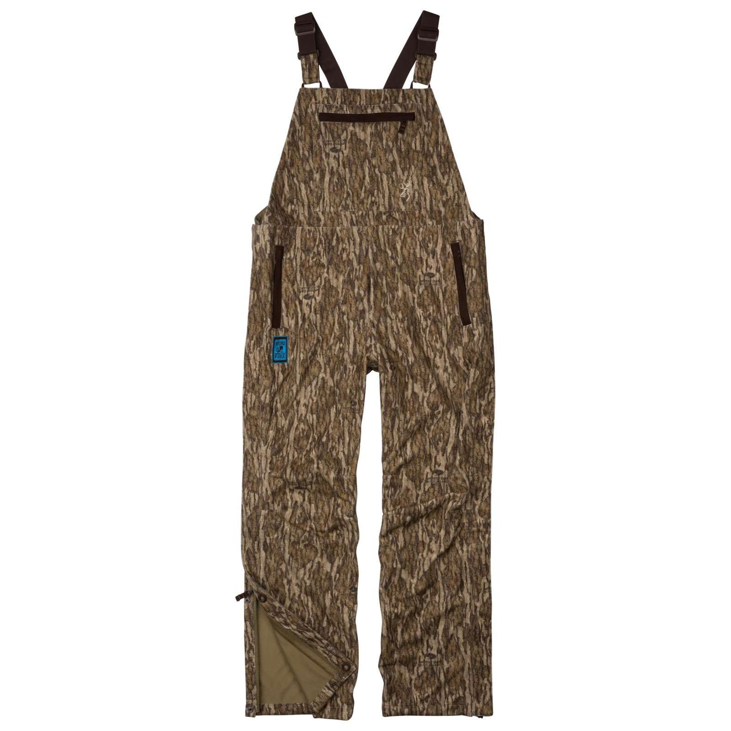Browning Hydrofleece Bib Mossy Oak Bottommland Size 2XL