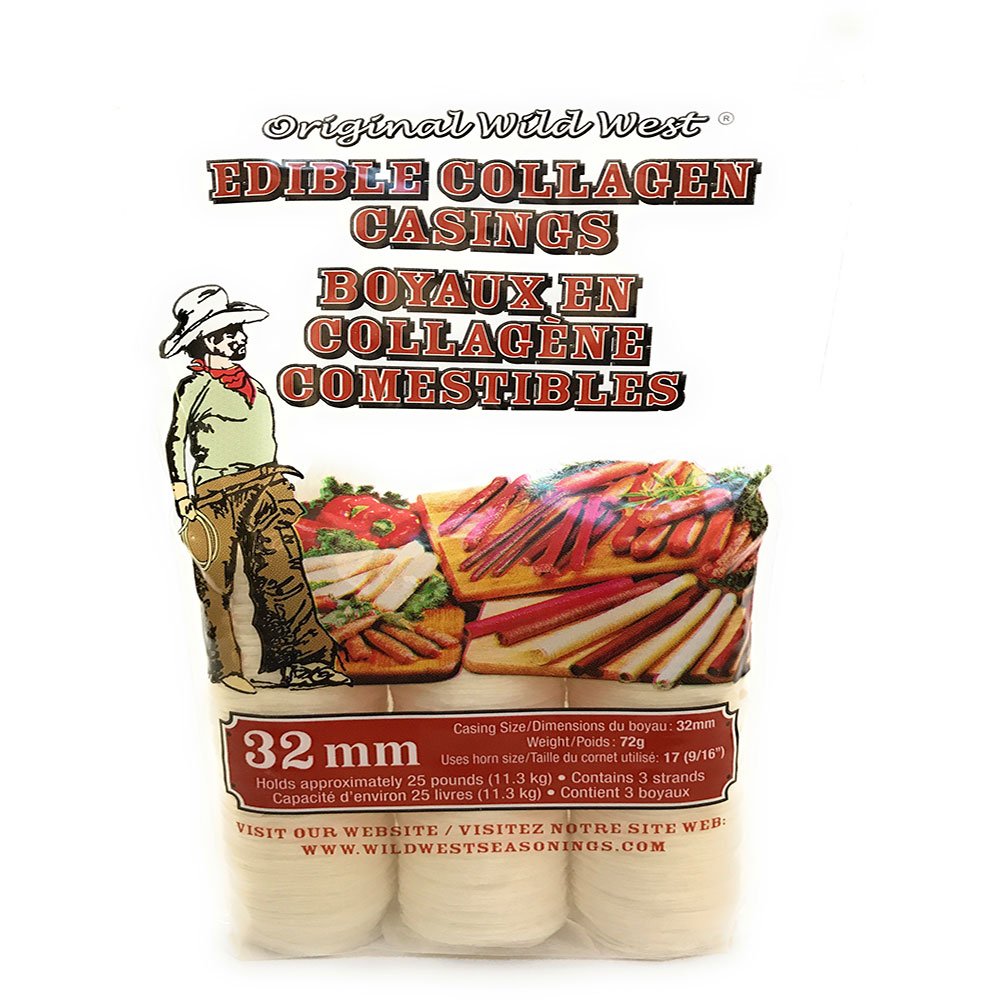 Wild West Edible Collagen Casings 32mm