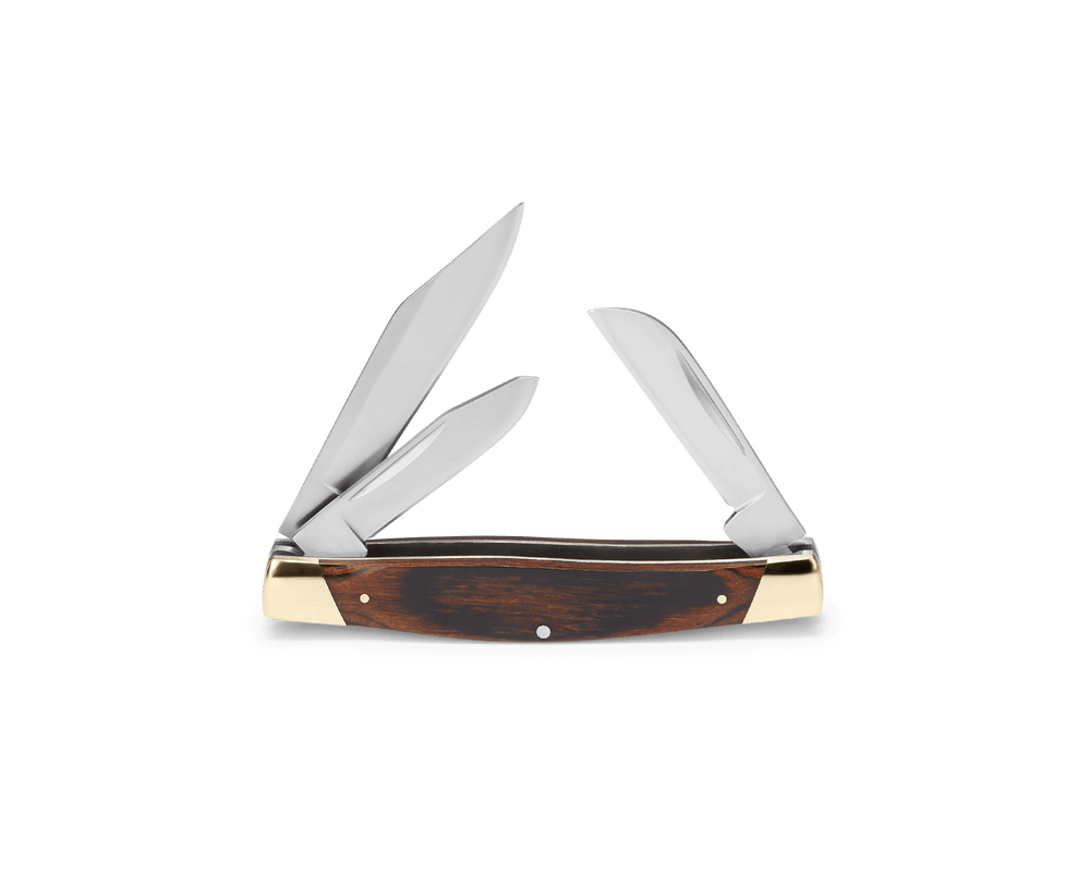 Buck 371 Stockman Knife Woodgrain