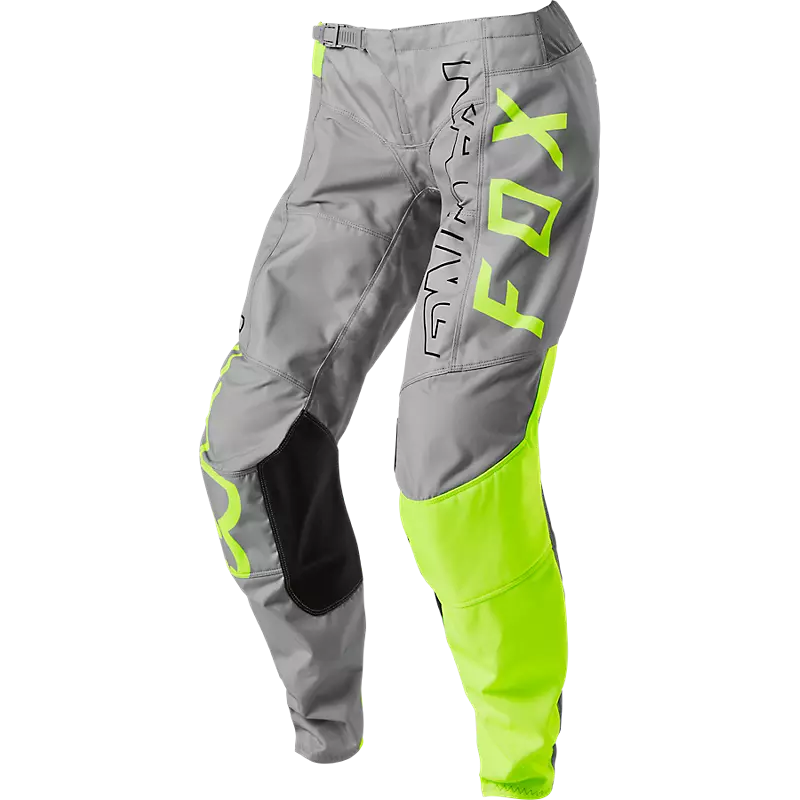 Fox 180 Skew Pants Youth Girls' Gray and Flo Green Size 28