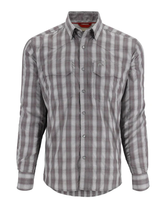 Simms Big Sky Longsleeve Shirt Mens Grayling Plaid 2XL