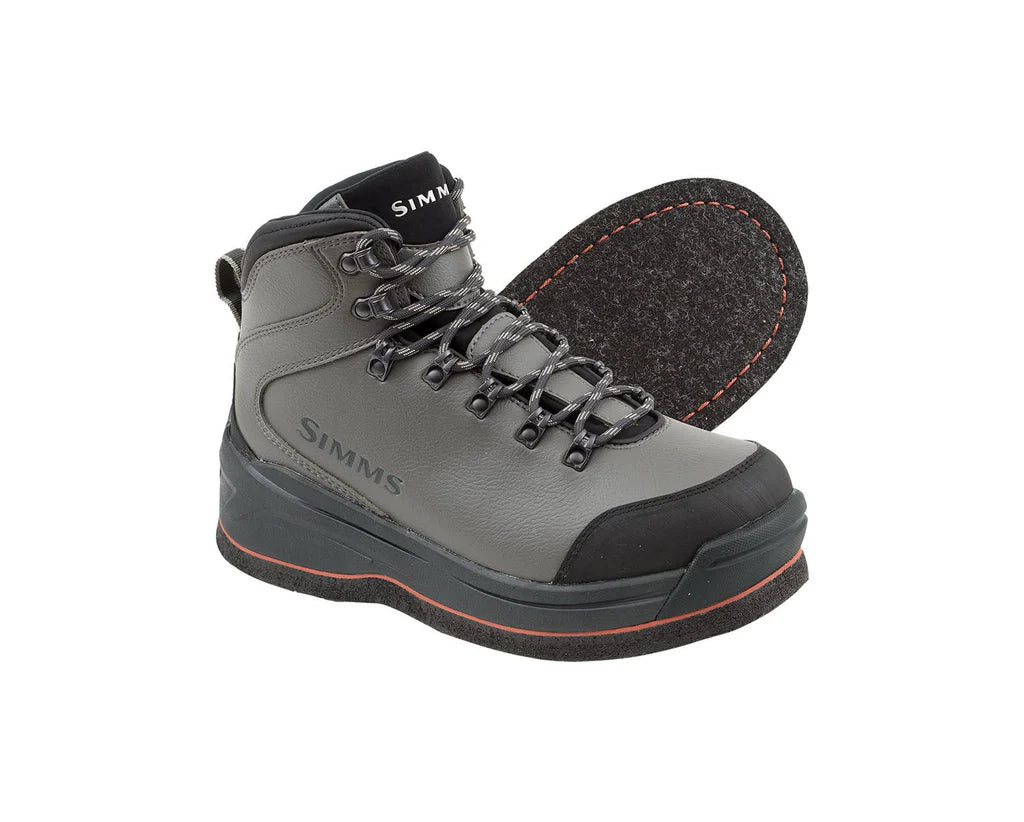 Simms Freestone Boot Felt Womens Gunmetal Size 6