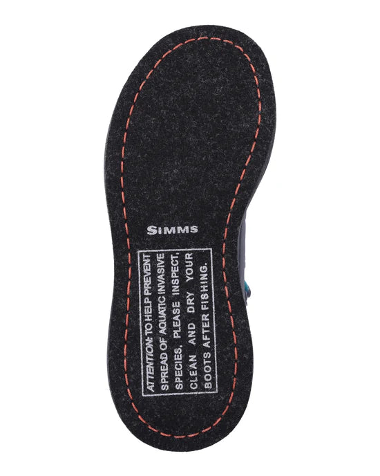 Simms Freestone Boot Felt Womens Slate Size 11