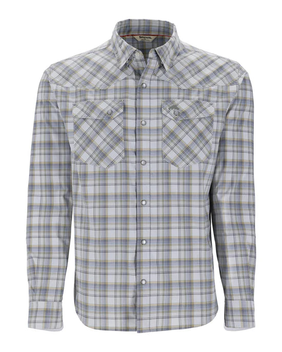 Simms Brackett Longsleeve Shirt Mens Sterling Brackett L