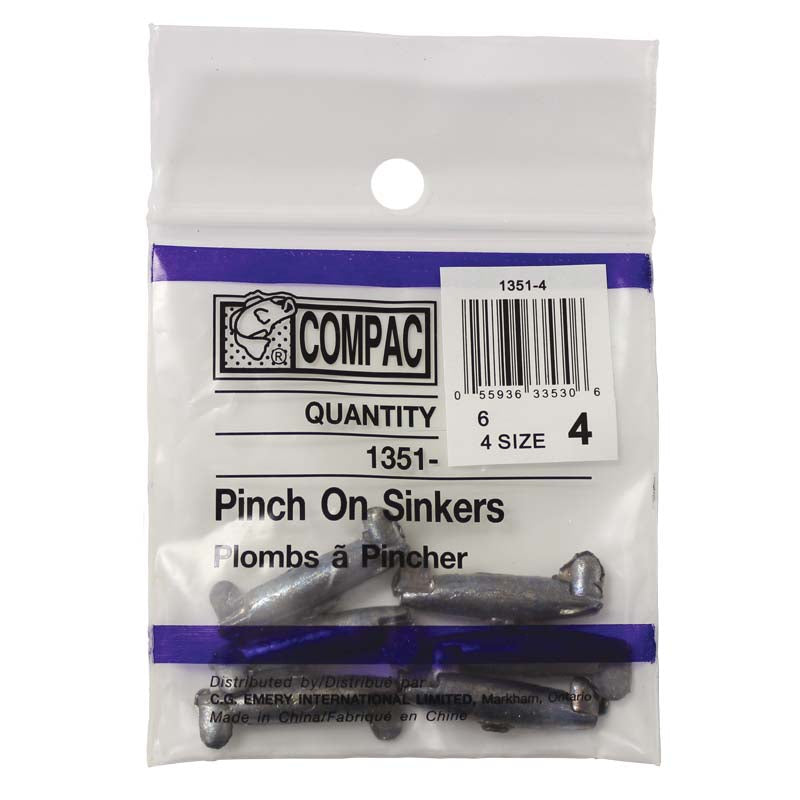 Compac Pinch-On Sinkers