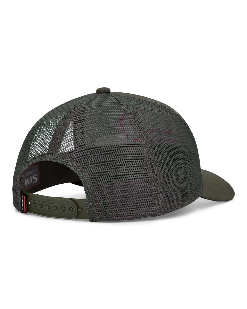 Simms Double Haul Trucker Loden Stamp Lockup