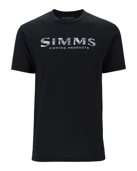 Simms Shroud Fill Logo T-Shirt Mens Black M