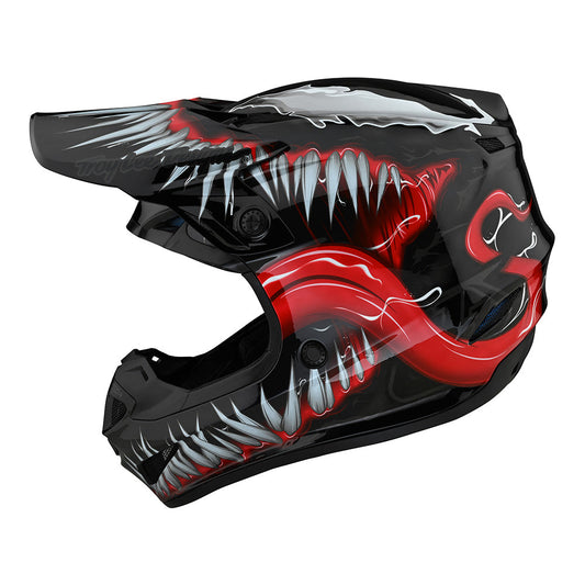 Troy Lee Designs SE4 Polycrylite Helmet Venom Black Size M