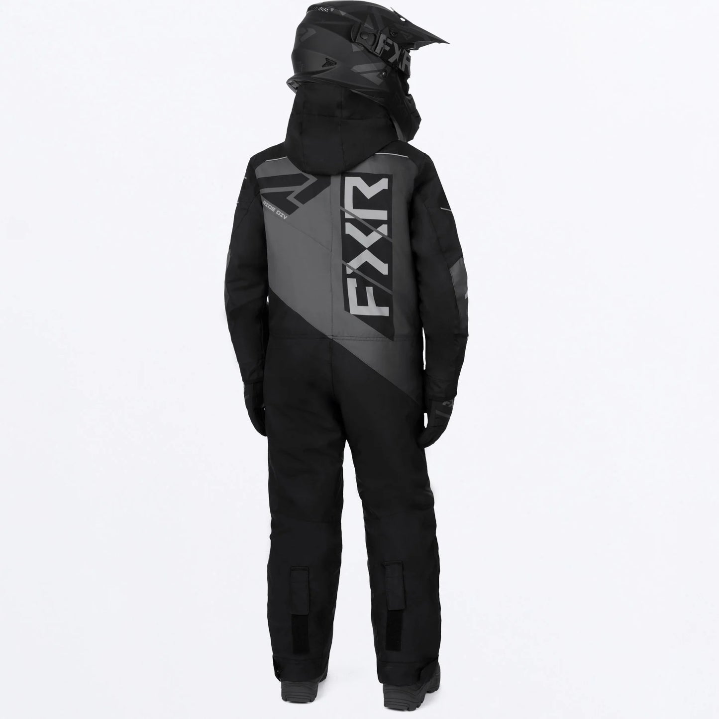 FXR Helium Monosuit Children's Black/Char Size 2