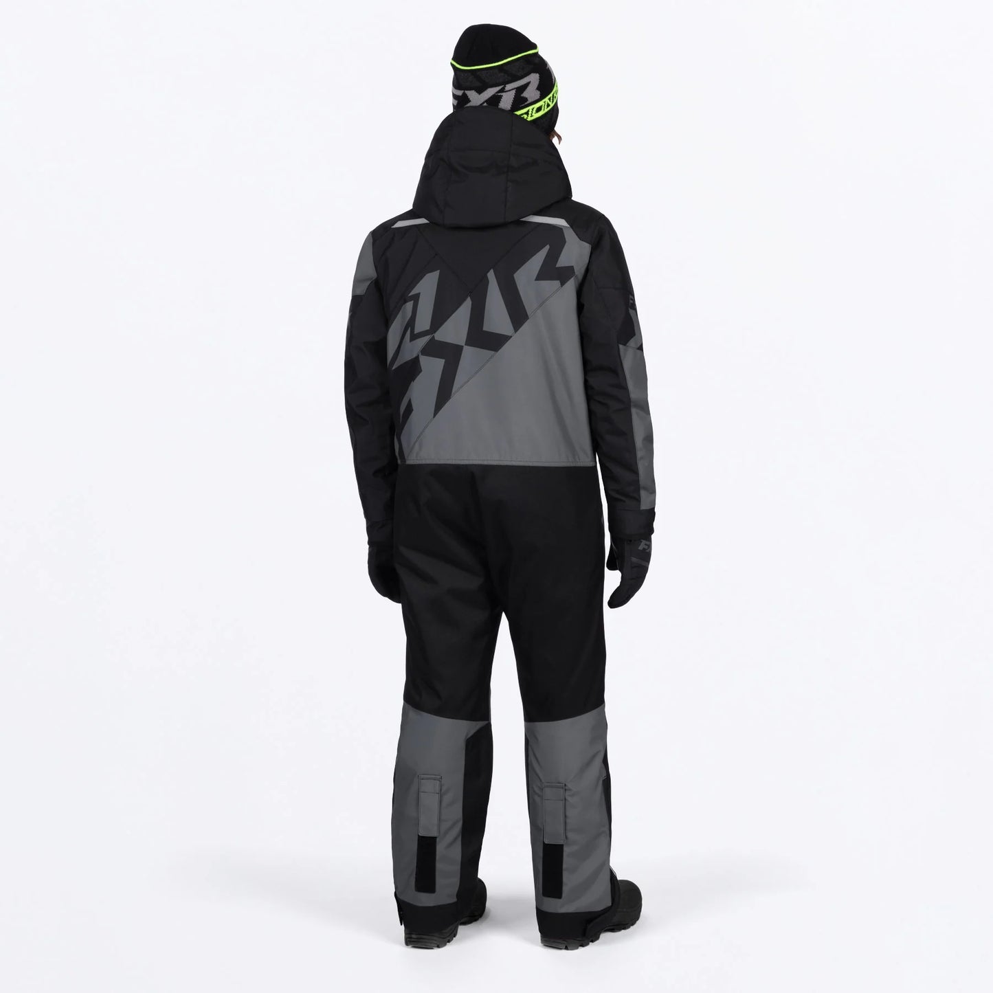FXR Cold Cross CX Monosuit Youth's Black/Charcoal Size 16