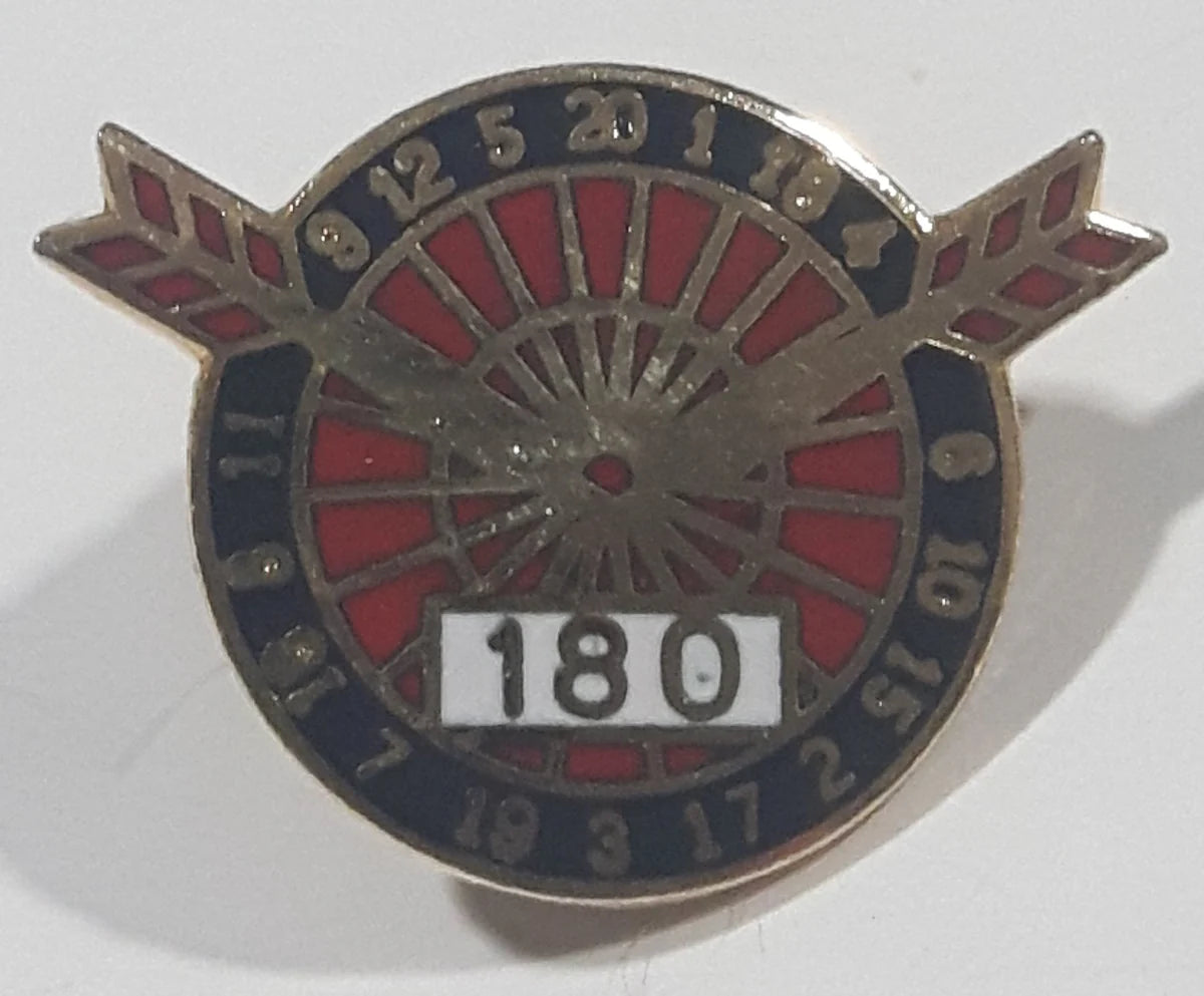 Pewter 180 Perfect Score Pin