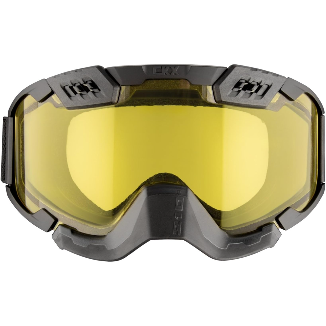 CKX 210° Trail Goggles Matte Black and Yellow