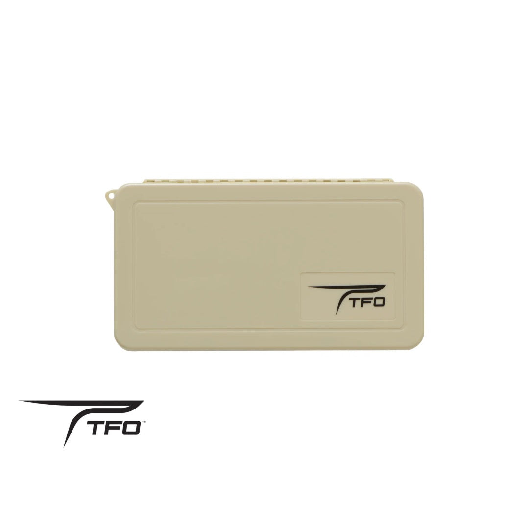 TFO Fly Box Single Sided Ripple Foam Large Tan