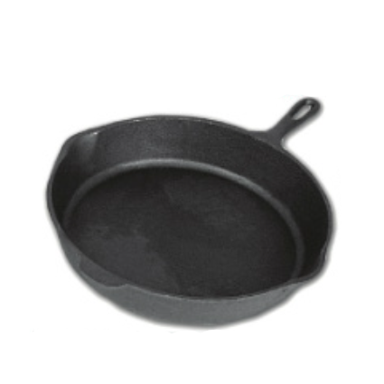 World Famous Cast Iron Base Camp Skillet 13"