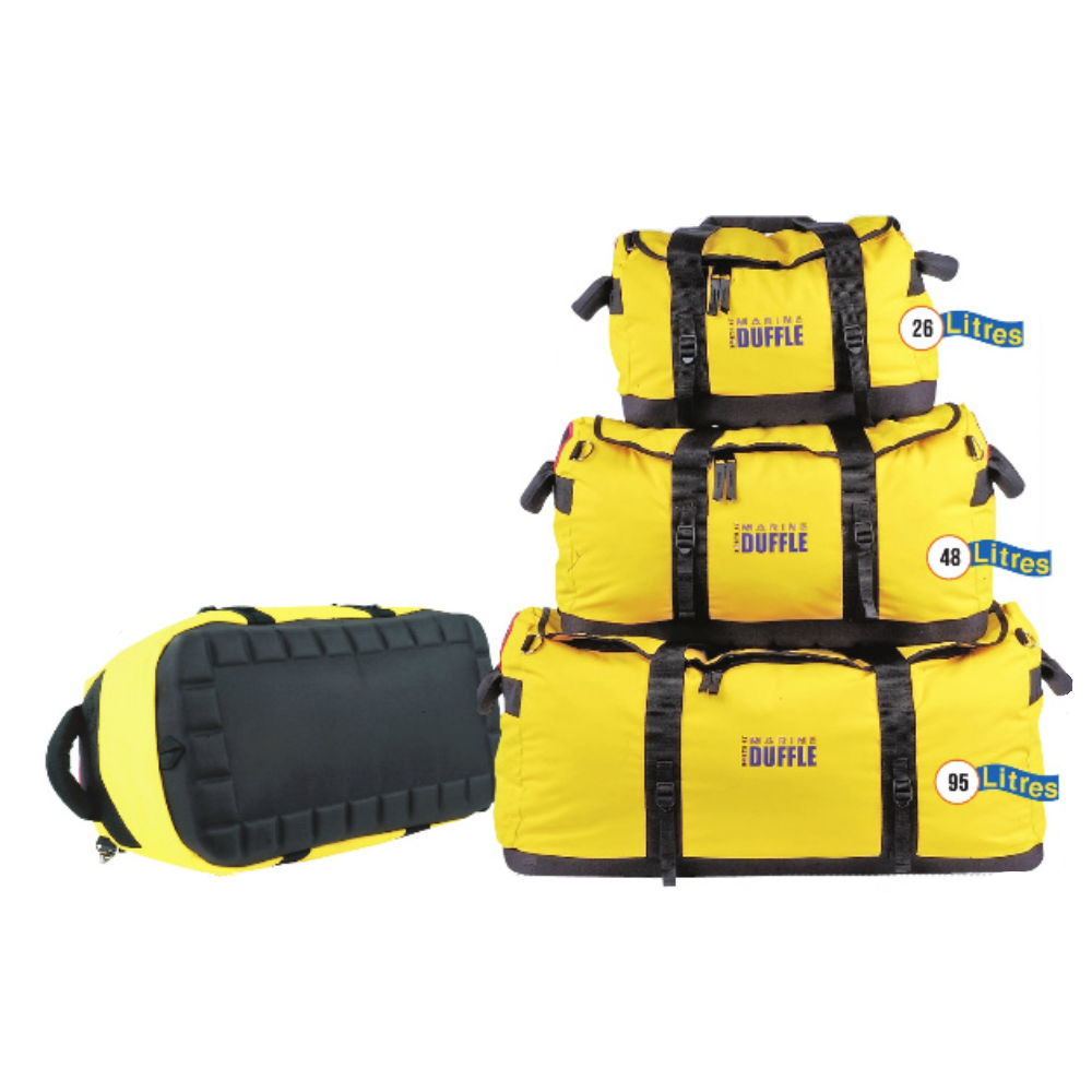 North 49 Marine Duffel Bag Large Yellow