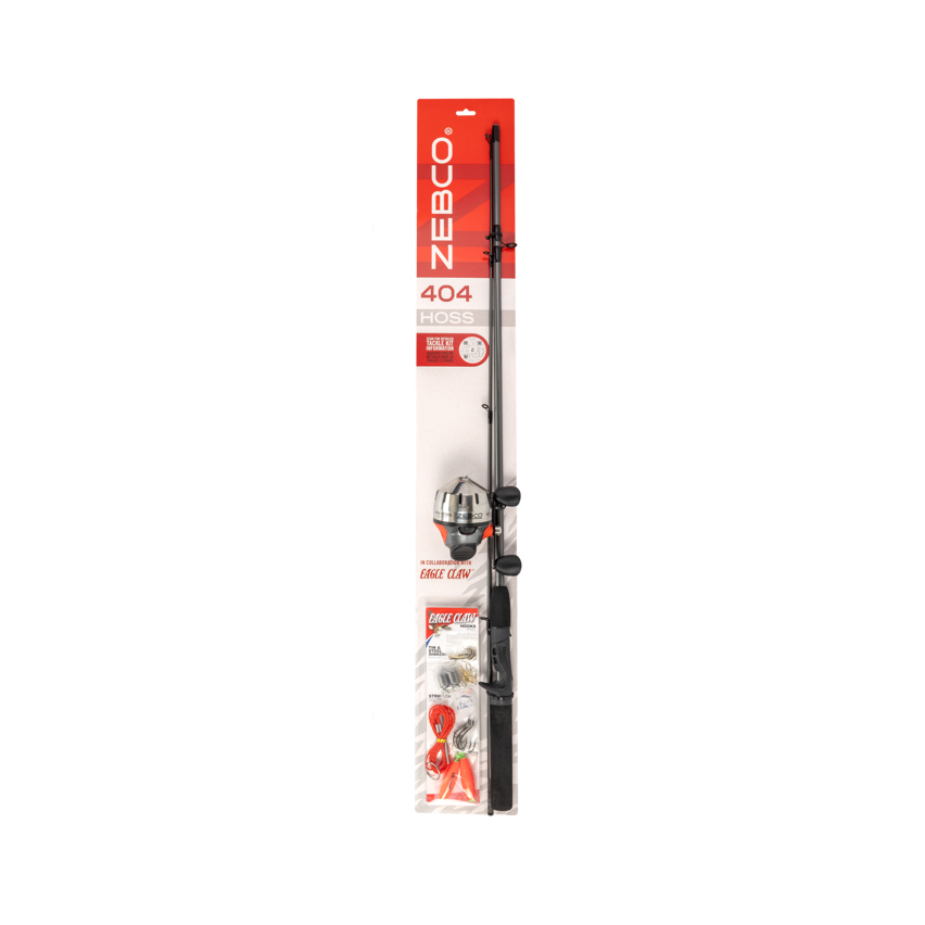 Zebco 404 Hoss 5'6" Spincast Combo with Tackle (In-Store Pickup Only)
