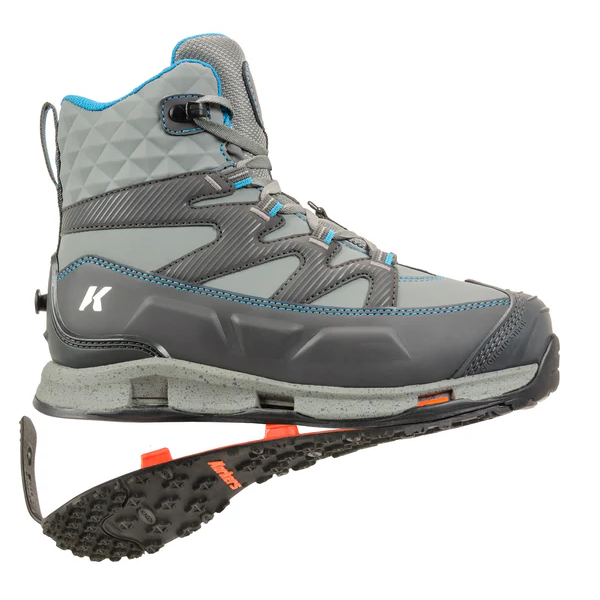 Korkers Bantam Lite Felt & Kling-On Soles Women's Size 9