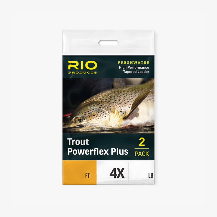 Rio Powerflex Plus Leader 9' 12 lb 2-Pack