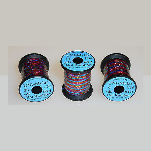 Uni-Mylar Holographic Flat Rainbow Med