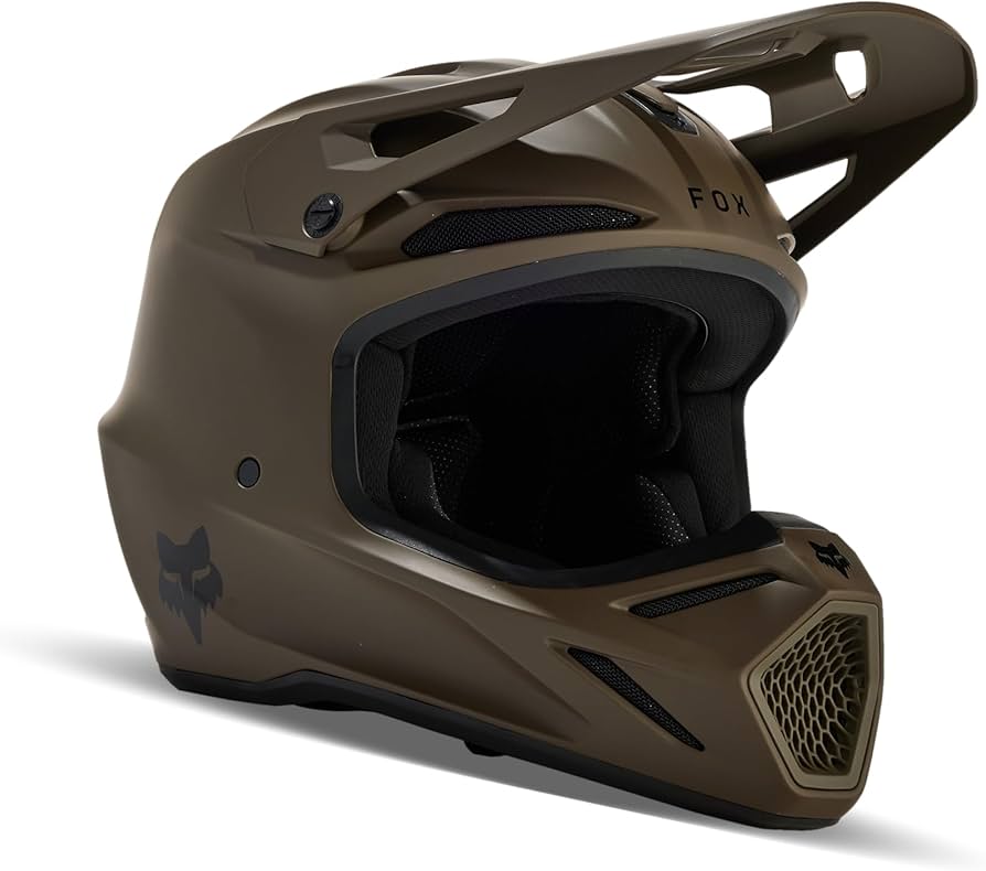 Fox V3 Solid Helmet Dirt Brown Size L
