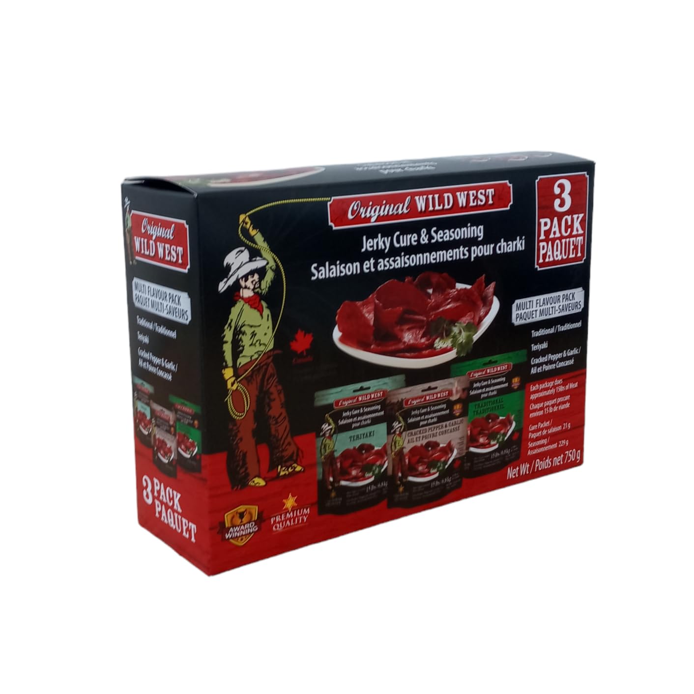 Wild West Jerky Cure & Seasoning 3 Pack