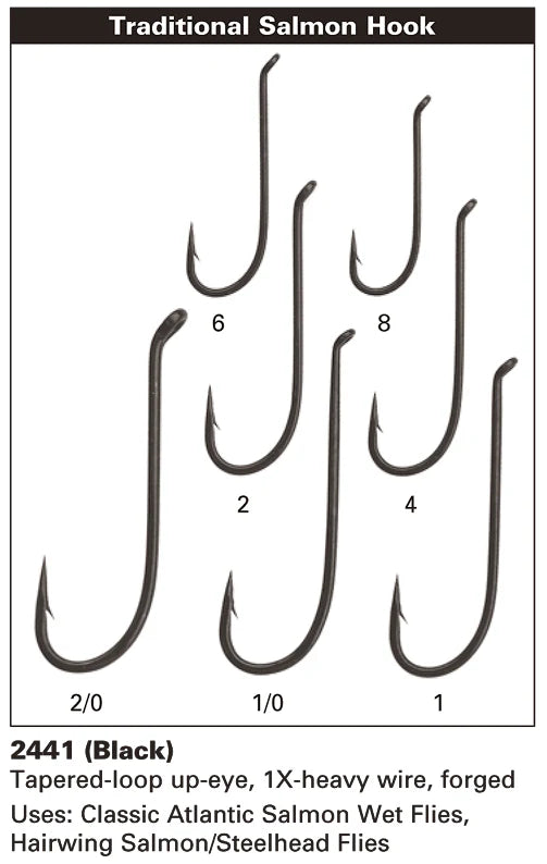 Daiichi 2441 Traditional Salmon/Steelhead Hook Size 4 25pk
