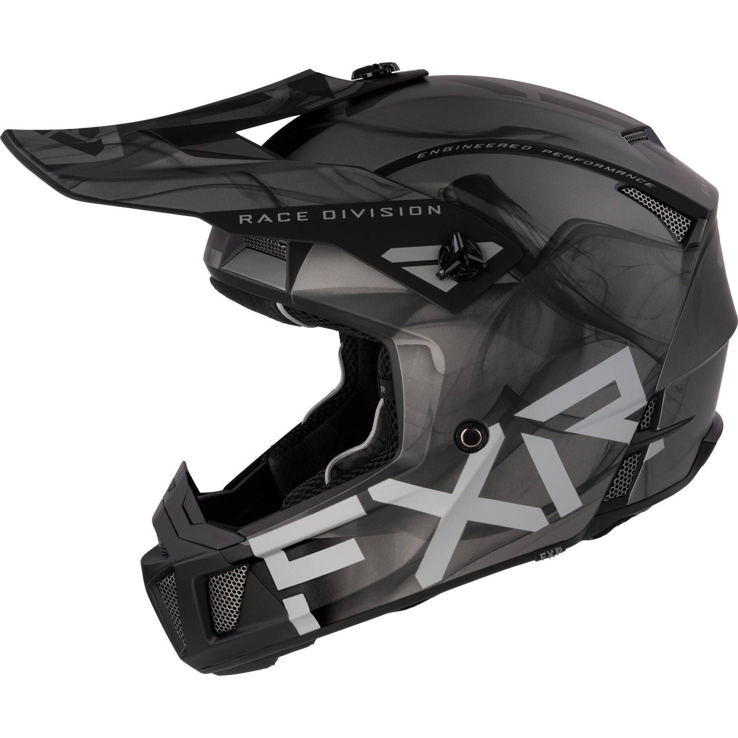 FXR Clutch Smoke Helmet Silver Size XS