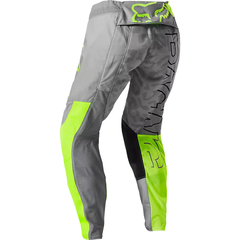Fox 180 Skew Pants Youth Girls' Gray and Flo Green Size 28