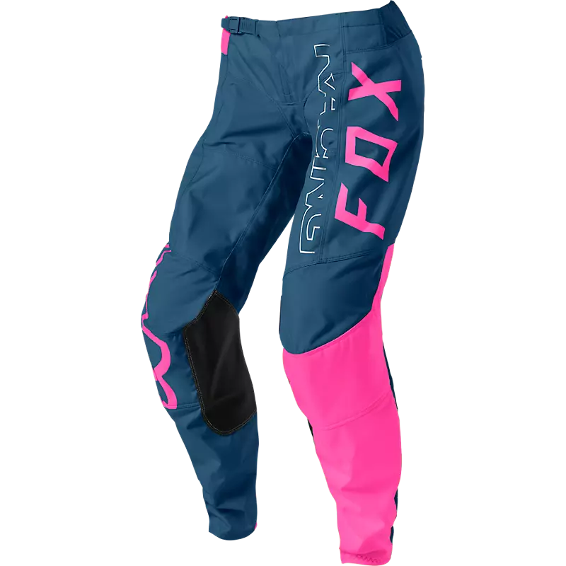 Fox 180 Skew Pants Youth Girls' Navy Blue and Pink Size 28