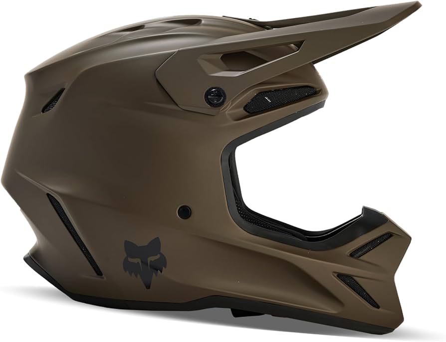 Fox V3 Solid Helmet Dirt Brown Size M