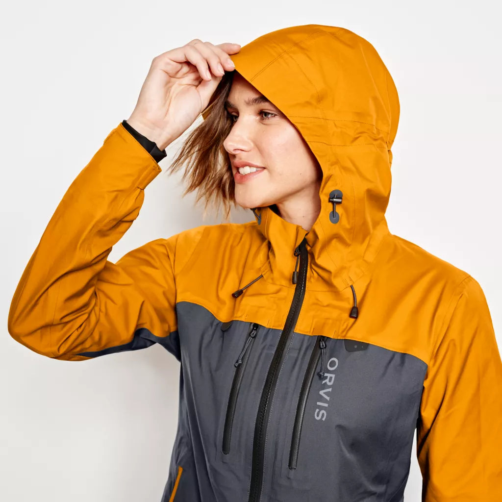 Orvis Ultralight Wading Jacket Harvest Women's Size XL
