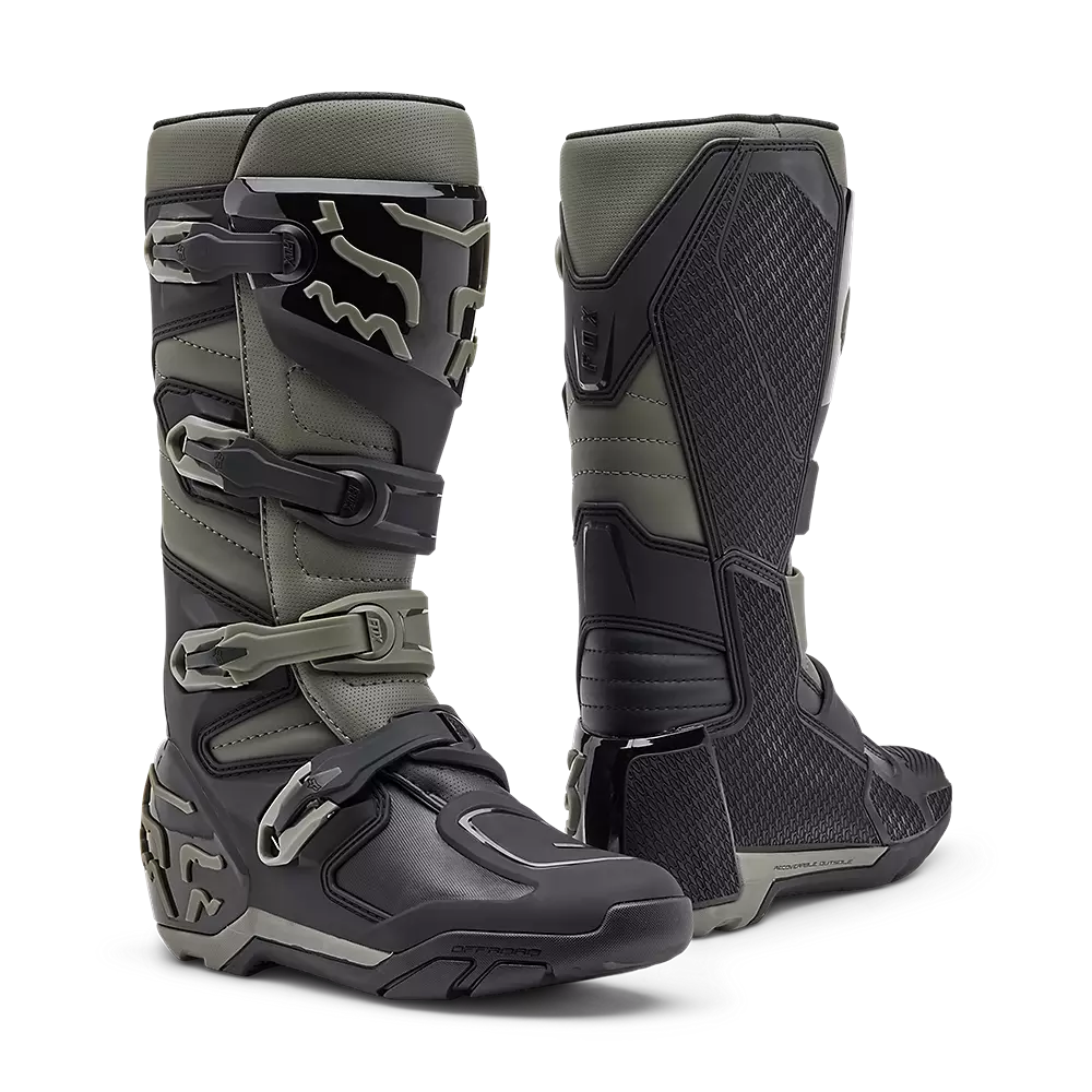 Fox Comp X Boot Gray/Black Size 10