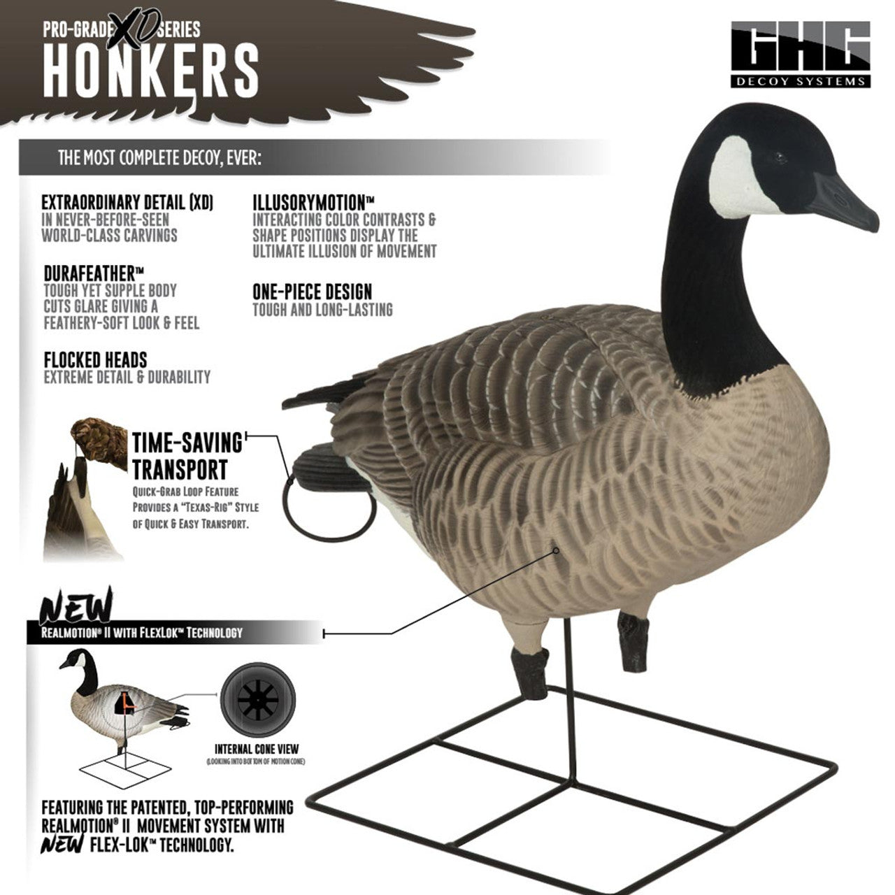 GHG XD Series Full-Body Honkers Active 4-Pack