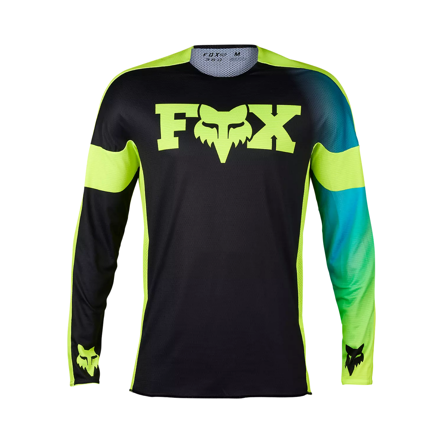 Fox 360 Streak Jersey Black and Yellow Size XL