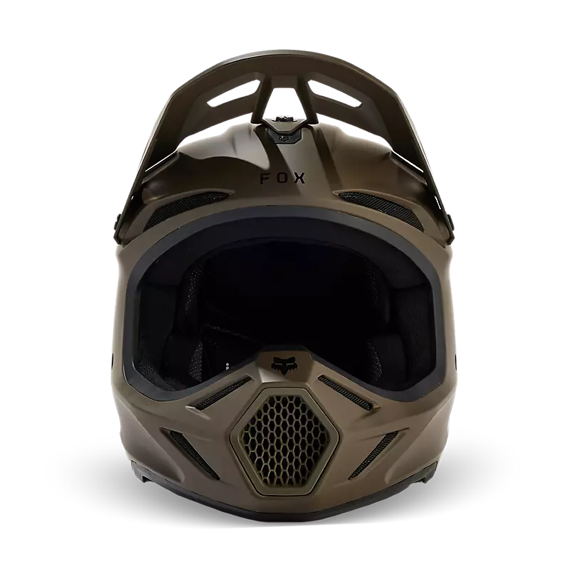 Fox V3 Solid Helmet Dirt Brown Size L