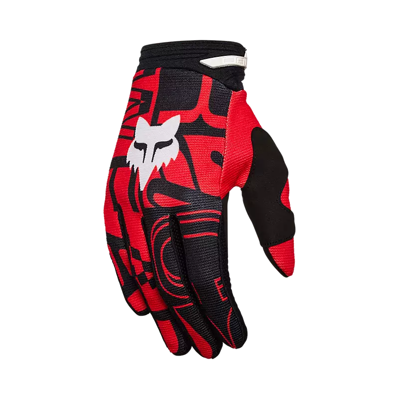 Fox Youth 180 Race Spec Glove FL/Red Youth Large