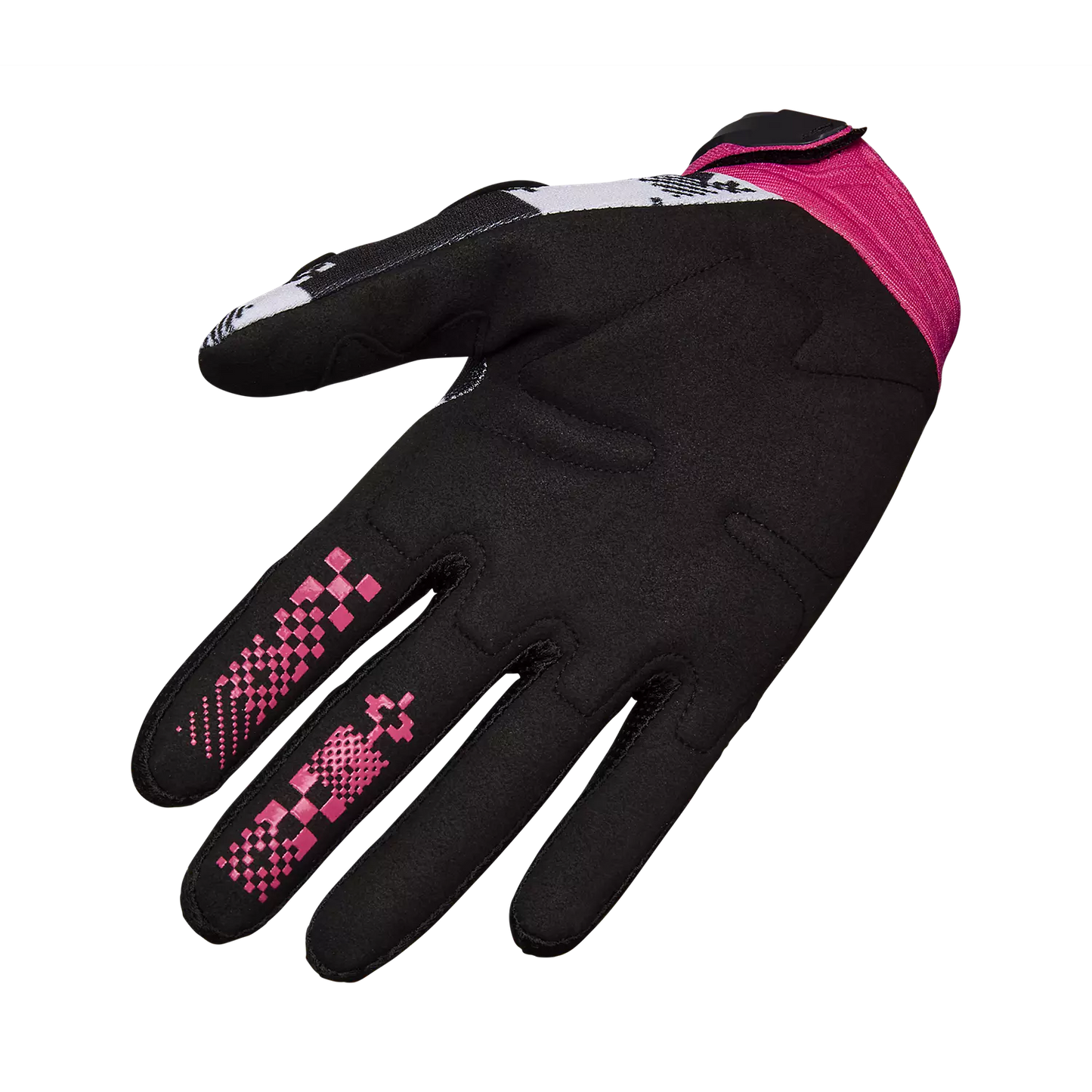 Fox 180 Digi Image Gloves Black and Pink Size 2XL