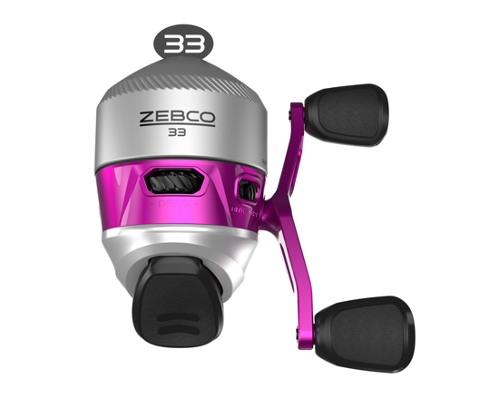 Zebco 33 Pink Spincast Reel