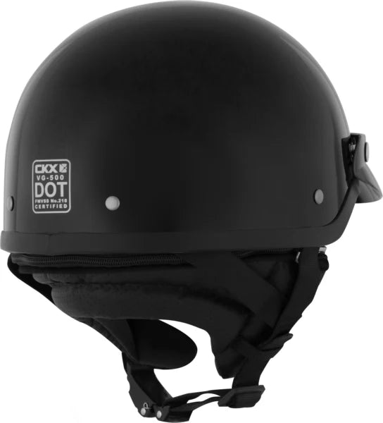 CKX VG500 Half Helmet Black Size XL