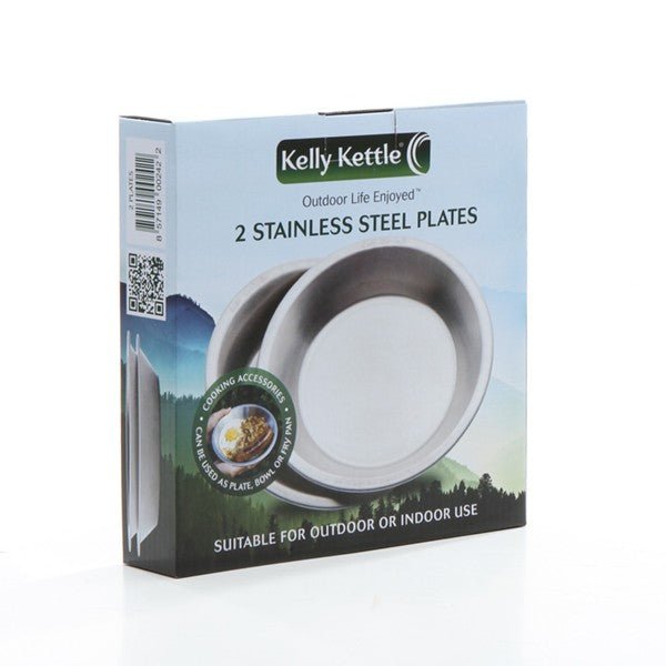 Kelly Kettle Camping Plate/Bowl Set SS