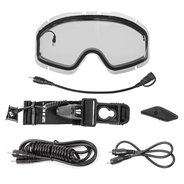 CKX Electric 210° Goggles Lens with Adjustable Ventilation & Accessories