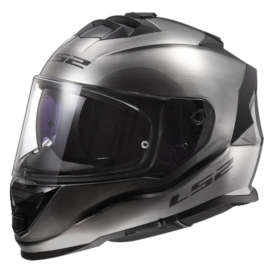 LS2 Assault Helmet Glossy Brushed Alloy Size S