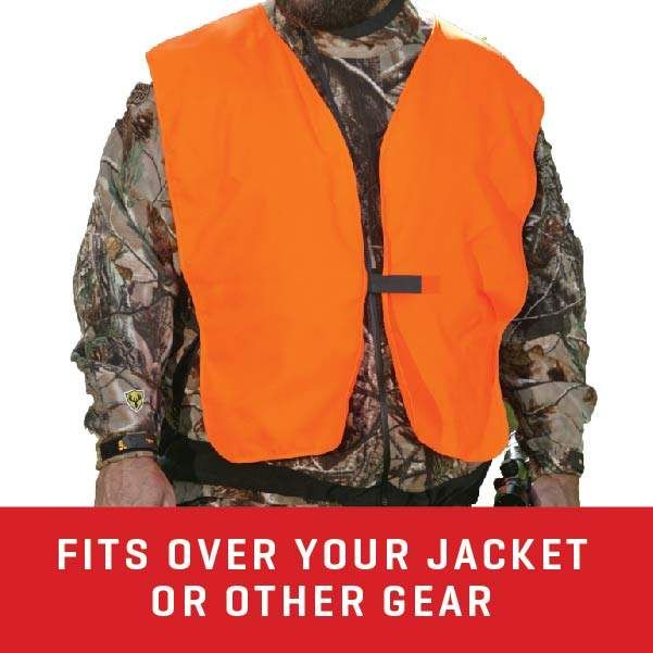 Allen Hunting/Safety Vest Blaze Orange Size Big Man