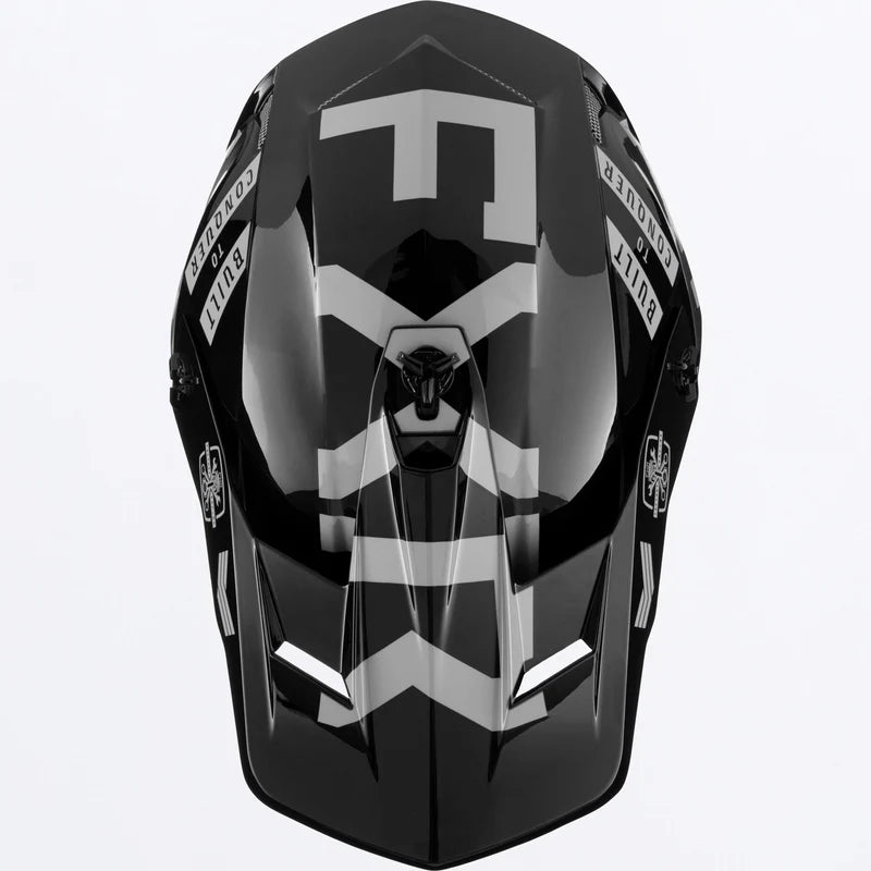 FXR Clutch Gladiator Helmet Chrome Size L