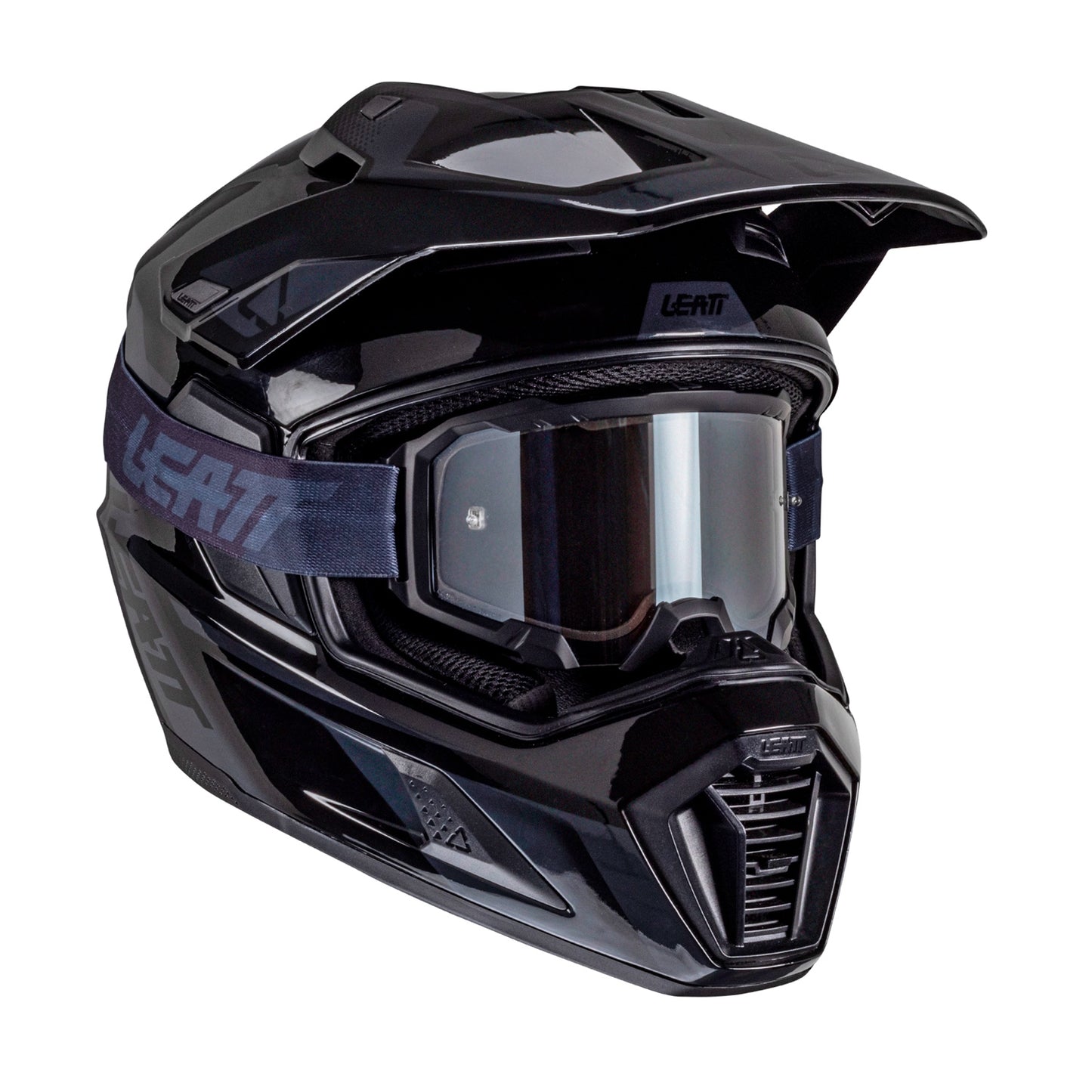 Leatt ADV 8.5 Helmet Kit V25 Stealth with Goggles Size S