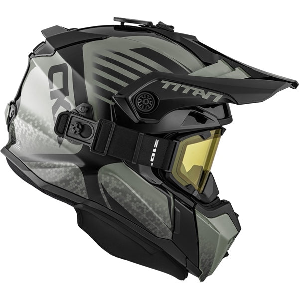 HELM TITAN DL AVID OLIVE NIGHT GLOSS XL