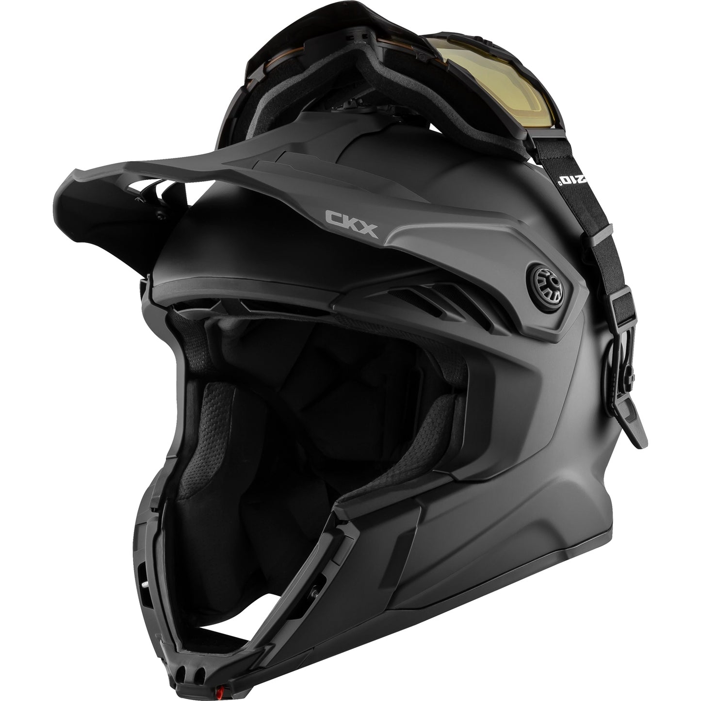 CKX Titan Air Flow Helmet DL Solid Matte Black Size M
