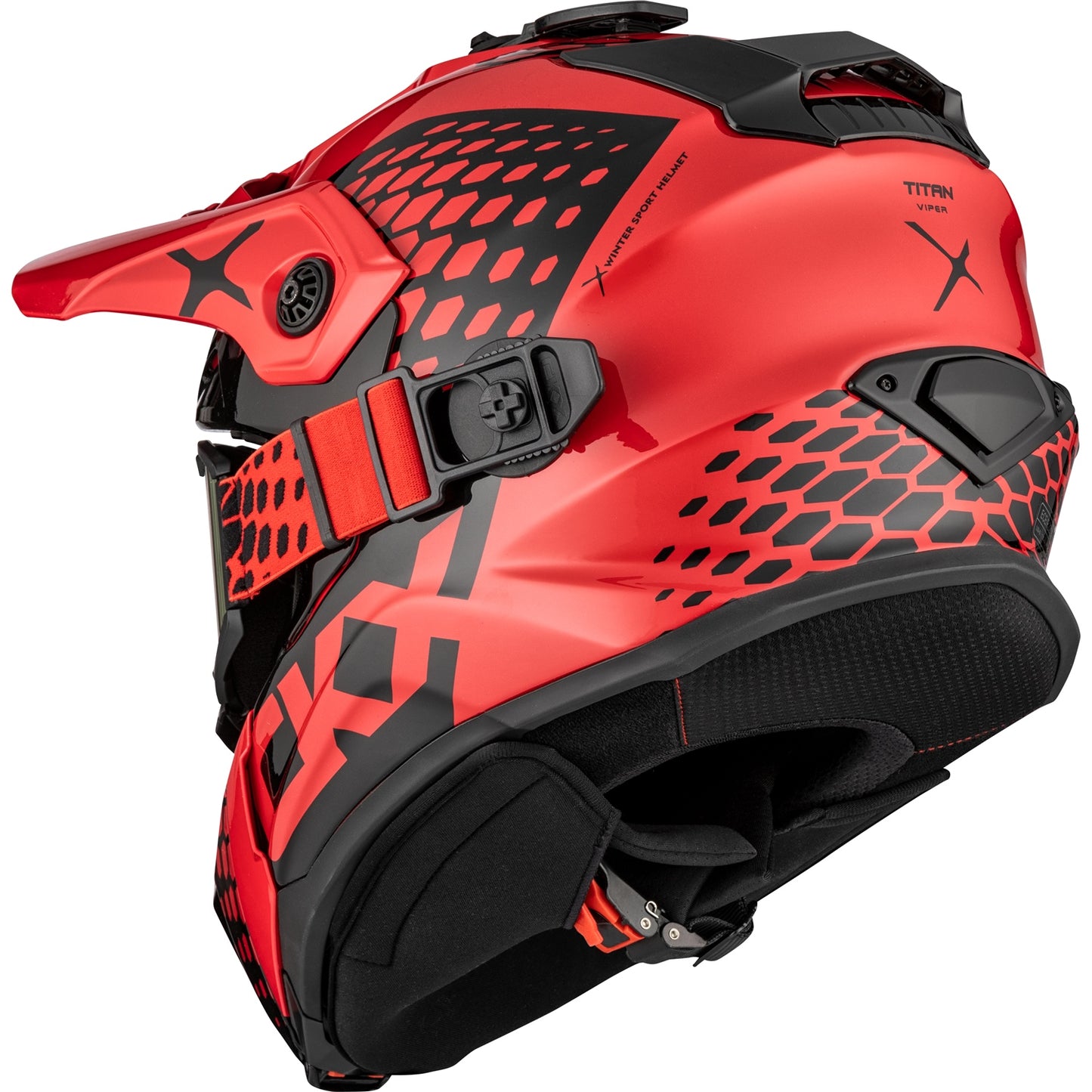 CKX Titan Original Helmet Viper Glossy Red Size L