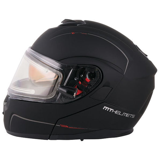 MT Helmets Atom Helmet SV Solid Matte Black Size 2XL